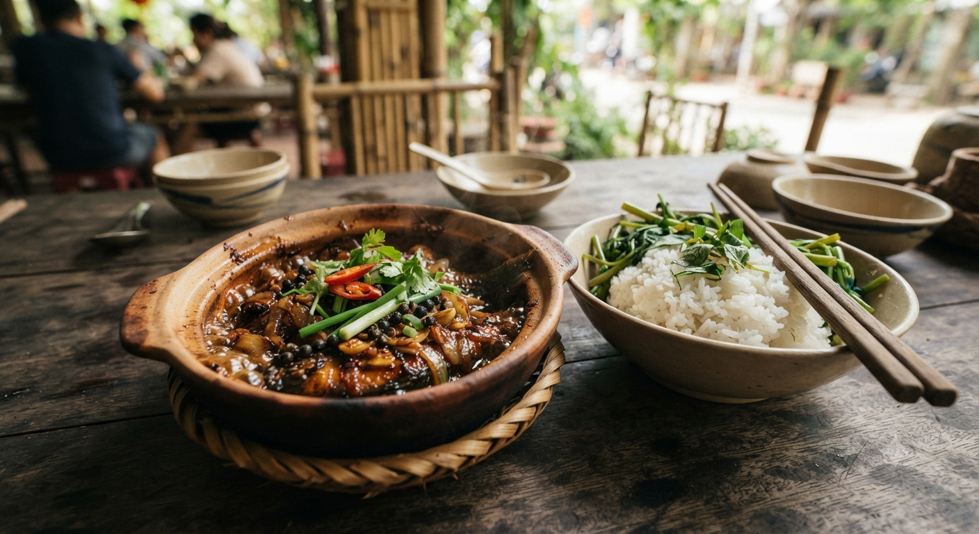 Hương vị miền Tây thu nhỏ trong món cá lòng tong kho tiêu